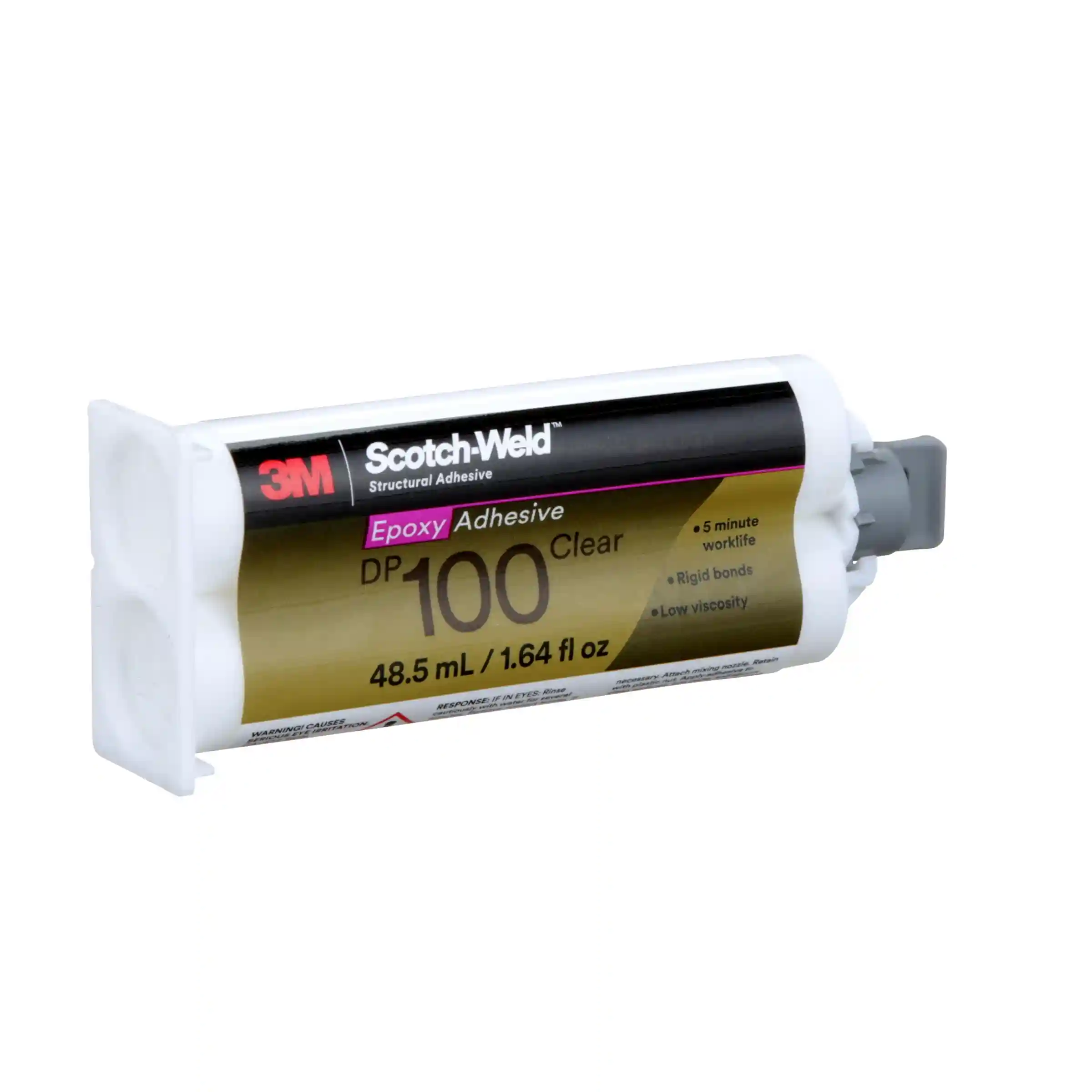 3M™ 스카치-웰드™ 경질 에폭시 접착제 DP100, 투명, 48.5 mL 듀오팩 thumbnail 2