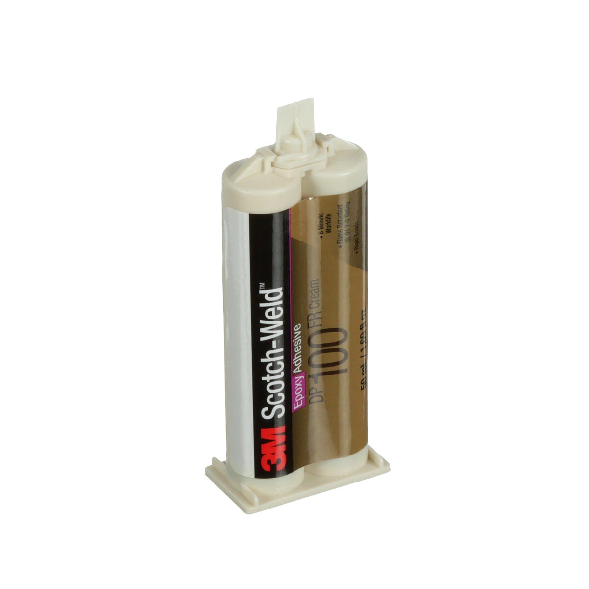 3M™ 스카치-웰드™ 난연 UL94(V0) 에폭시 접착제 DP100FR, 크림색, 48.5 mL 듀오팩 thumbnail 2
