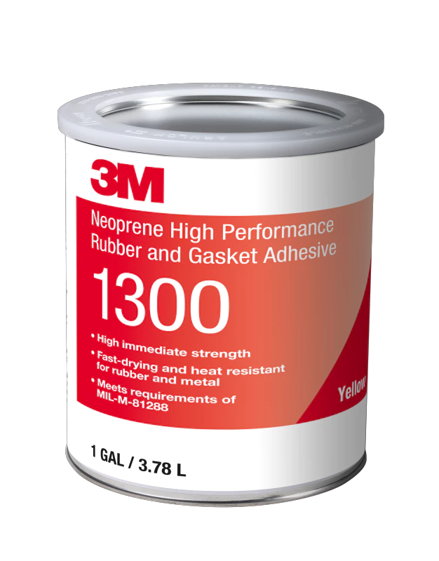 3M™ 네오프렌 고성능 고무 가스켓 접착제 1300, 노랑, 3.8 L 드럼