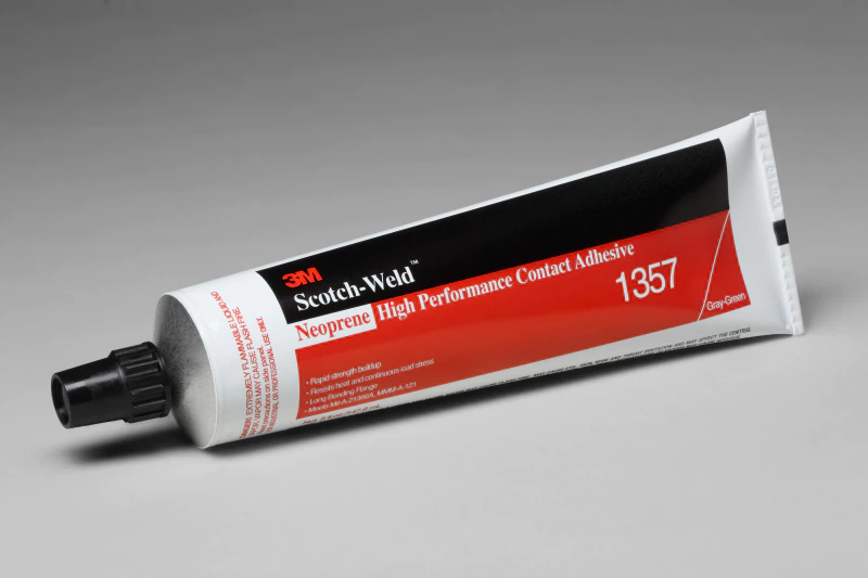 3M™ 네오프렌 고성능 콘택트 접착제 1357, 그레이 그린, 147 mL 튜브