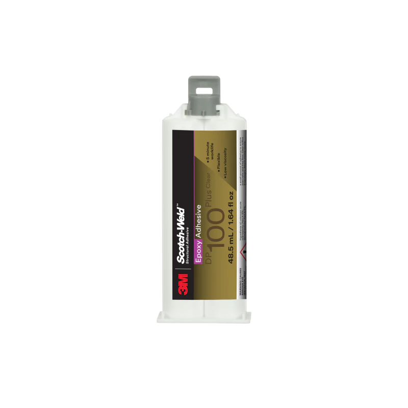 3M™ 스카치-웰드™ 에폭시 접착제 DP100 플러스, 투명, 48.5 mL 듀오팩