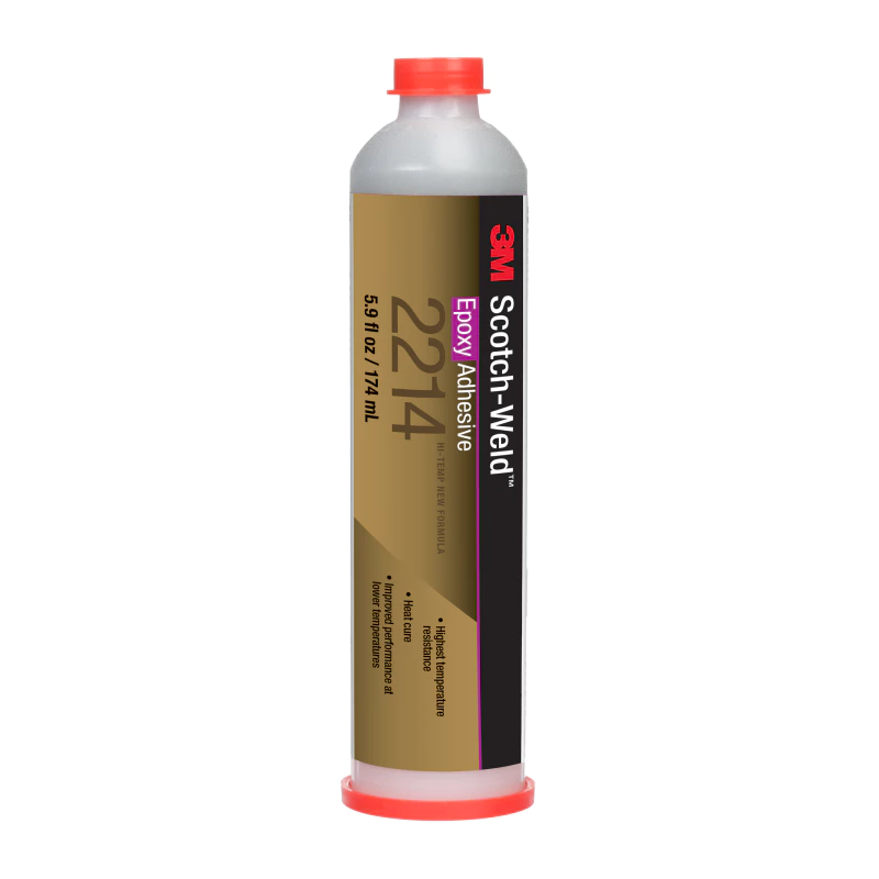 3M™ 스카치-웰드™ 에폭시 접착제 2214, 고내열 뉴 포뮬러, 회색, 177.4 mL 카트리지
