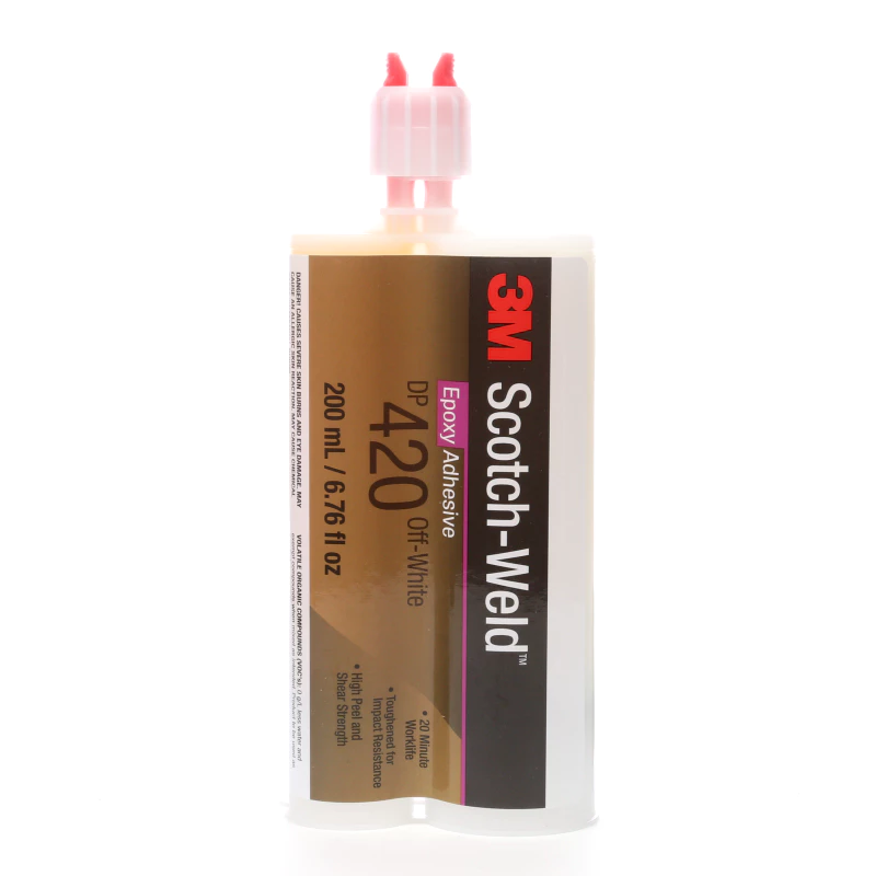 3M™ 스카치-웰드™ 고강도 내충격 에폭시 접착제 DP420, 오프화이트, 200 mL 듀오팩