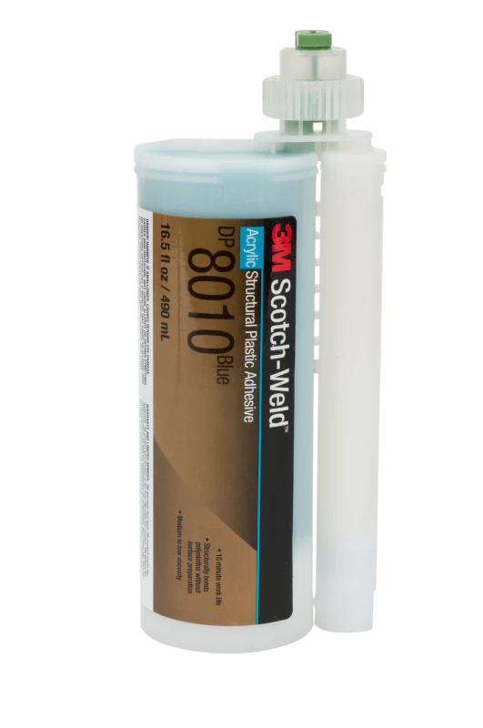 3M™ 스카치-웰드™ 구조용 플라스틱 접착제 DP8010, 파랑, 490 mL 듀오팩