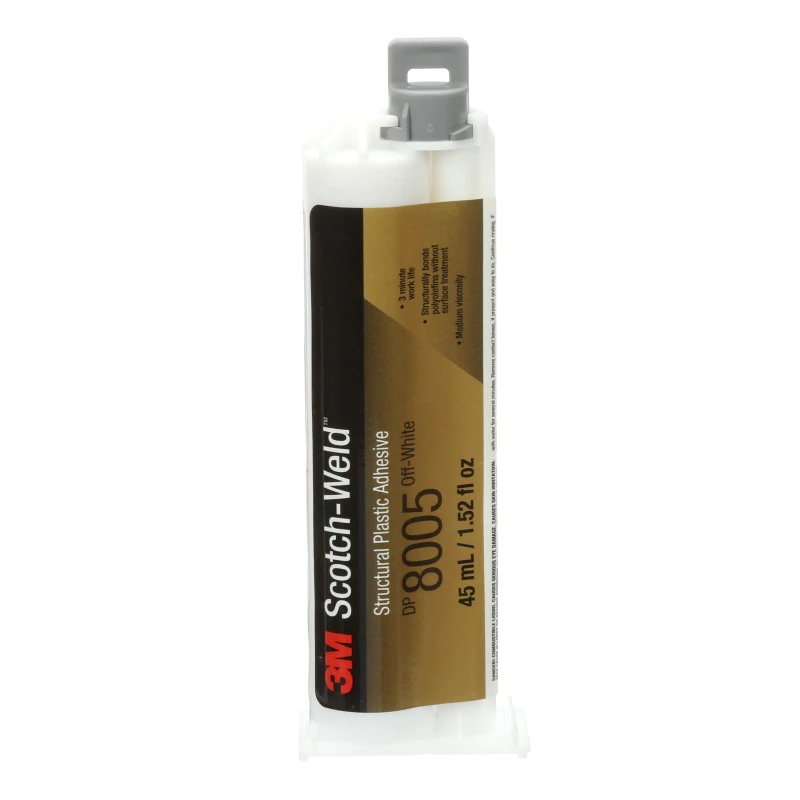 3M™ 스카치-웰드™ 구조용 플라스틱 접착제 DP8005, 오프화이트, 45 mL 듀오팩