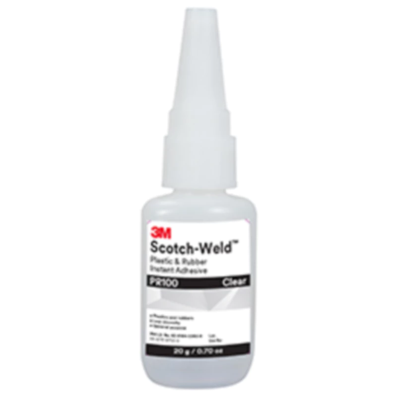 3M™ 스카치-웰드™ 플라스틱 및 고무용 순간 접착제 PR100, 투명, 20 g