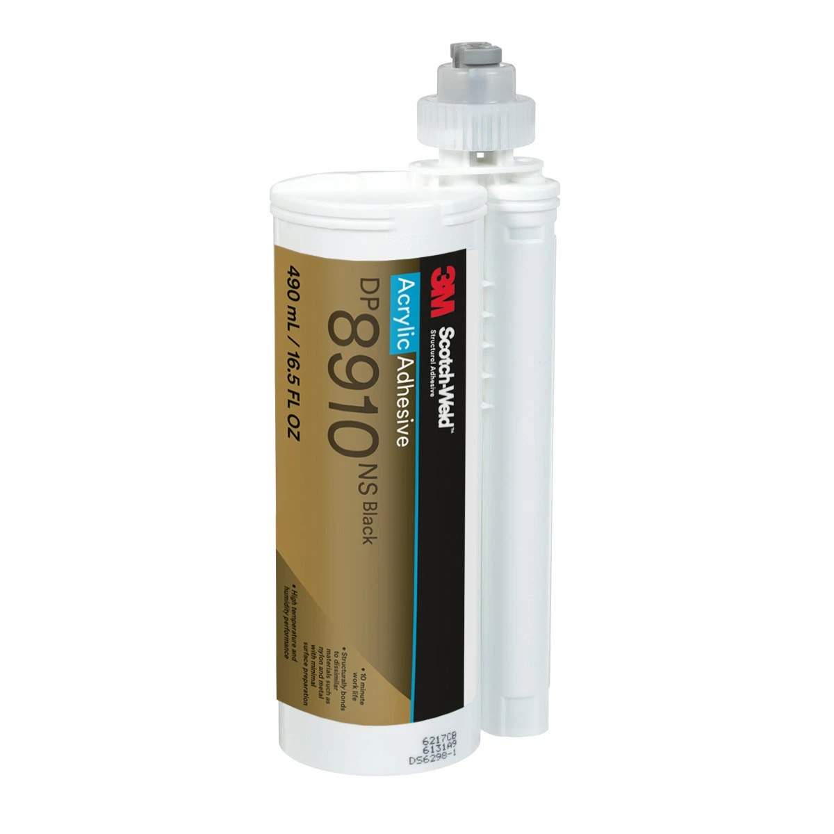 3M™ 스카치-웰드™ 나일론 본딩 구조용 접착제 DP8910NS, 검정, 490 mL 듀오팩