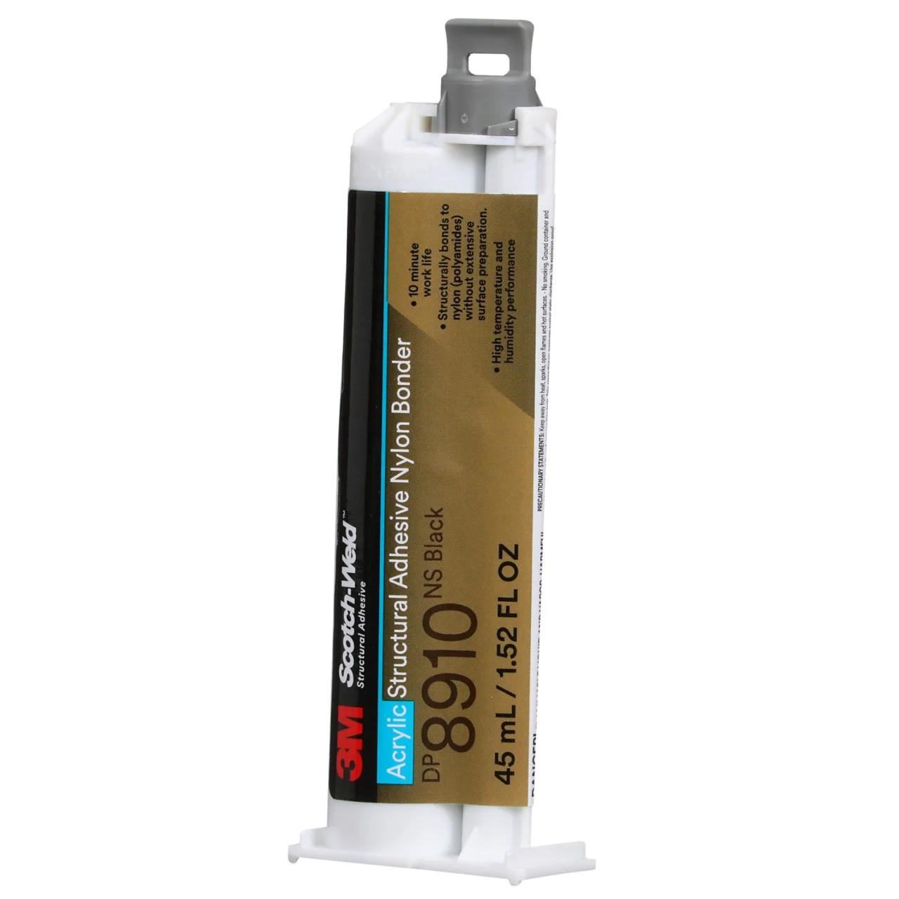 3M™ 스카치-웰드™ 나일론 본딩 구조용 접착제 DP8910NS, 검정, 45 mL 듀오팩