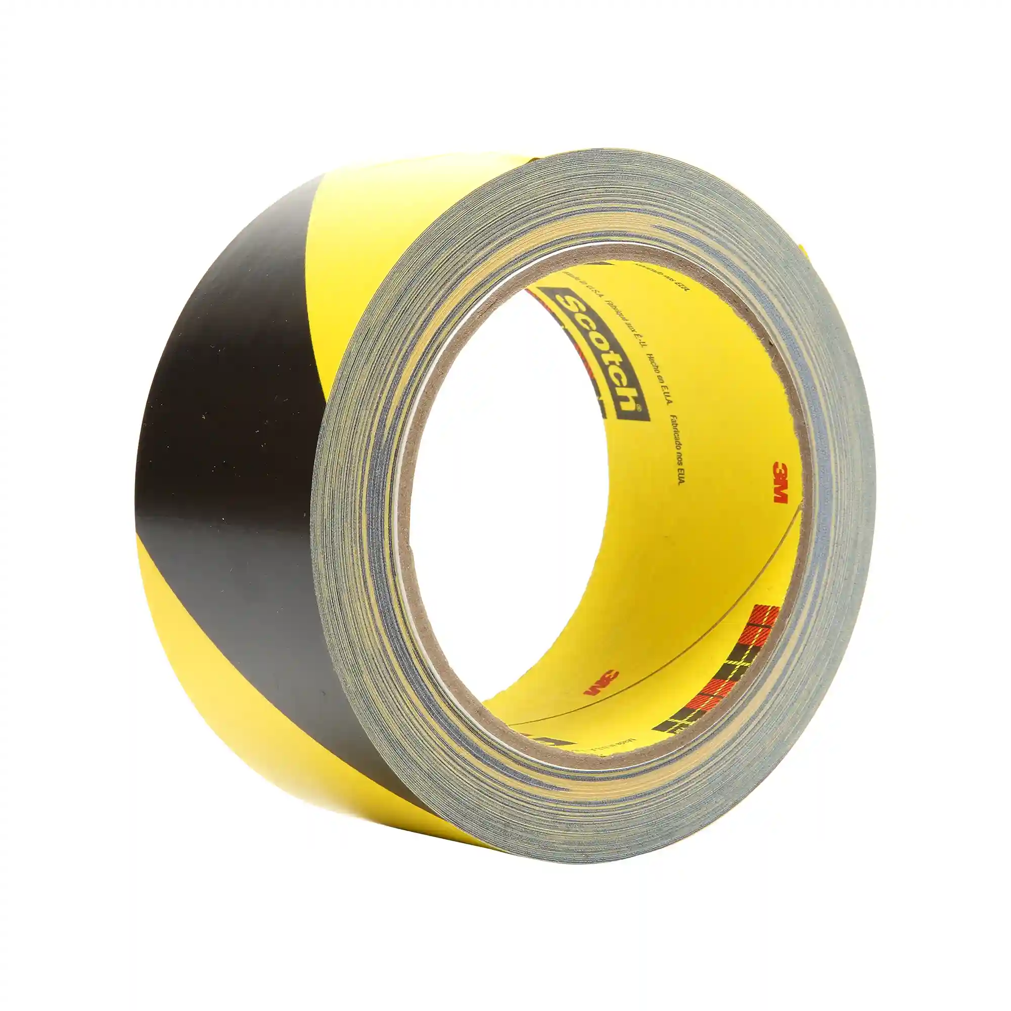 3M™ 안전 줄무늬 비닐 테이프 5702, 검정/노랑, 50.8 mm x 32.91 m thumbnail 2