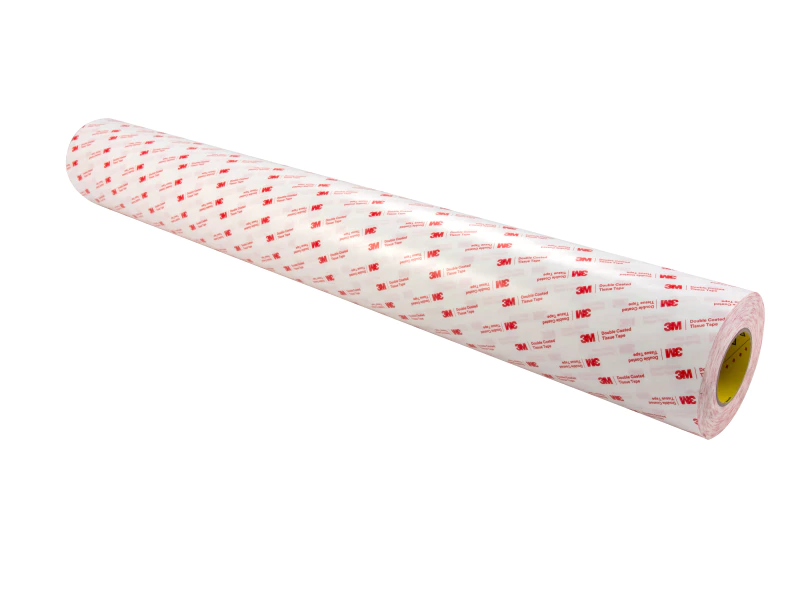 3M™ LSE 플라스틱 부착 부직포 양면 테이프 56415, 투명, 1200 mm x 50 m