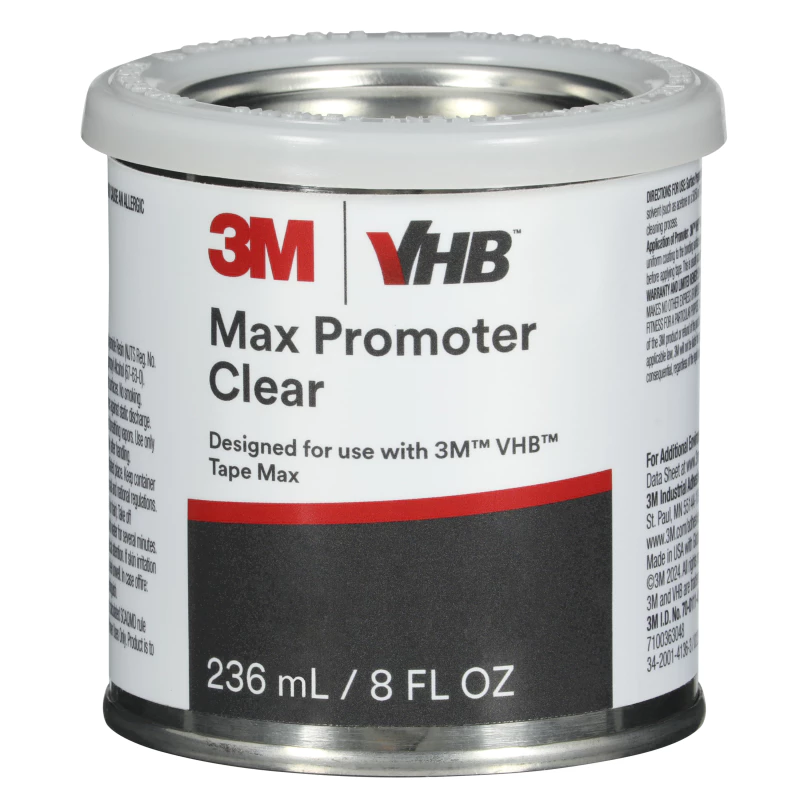 3M™ VHB™ 테이프 맥스 접착촉진제, 투명, 1/2 파인트