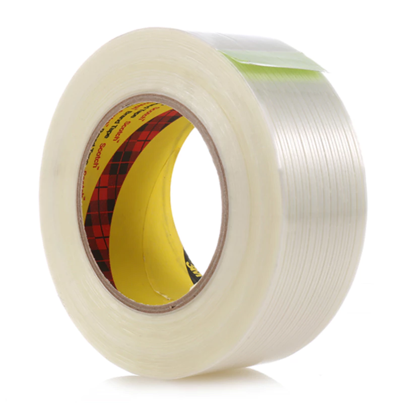 Scotch® 무잔사 필라멘트 테이프 8915, 투명, 48 mm x 55 m