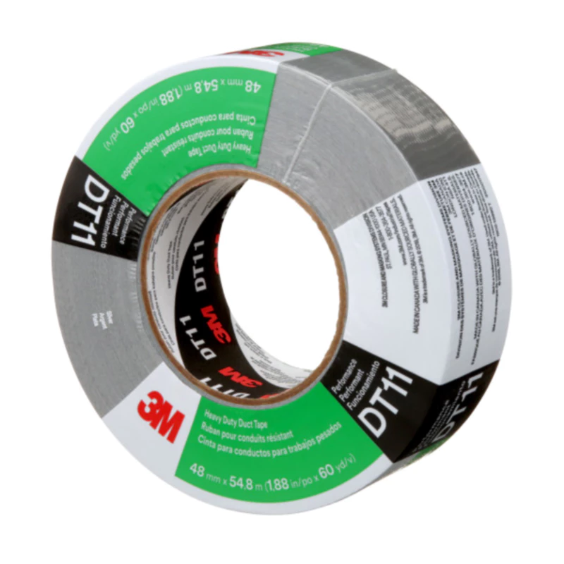 3M™ 헤비 듀티 덕트 테이프 DT11, 은색, 48 mm x 54.8 m
