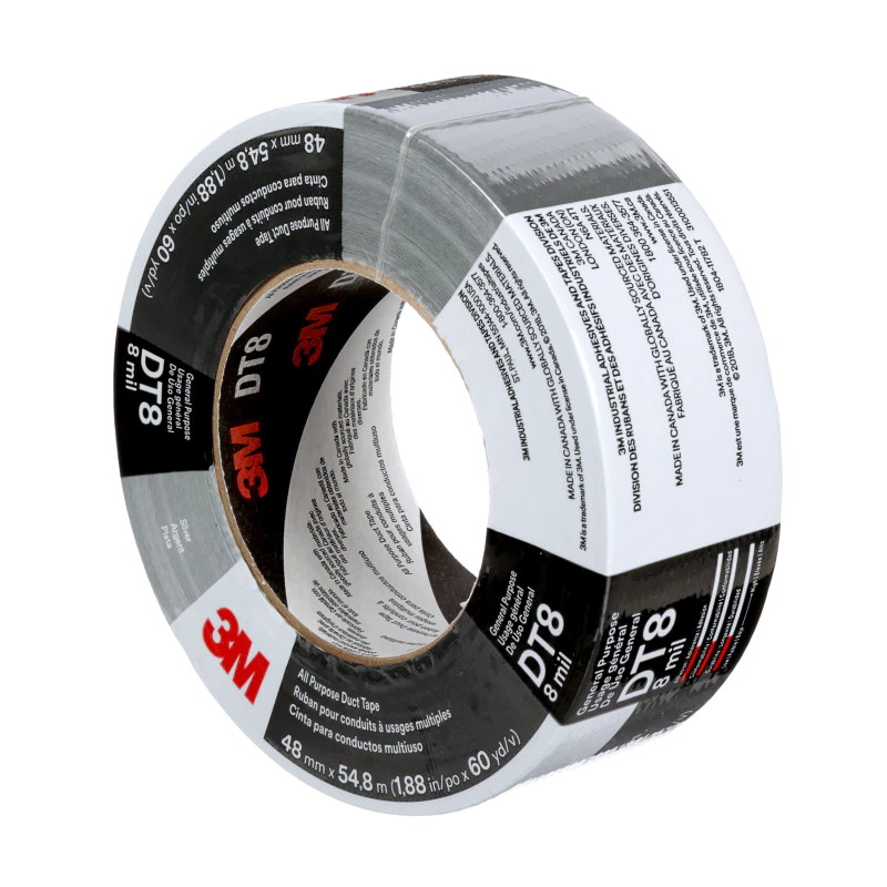 3M™ 다목적 덕트 테이프 DT8, 은색, 1060 mm x 25 m